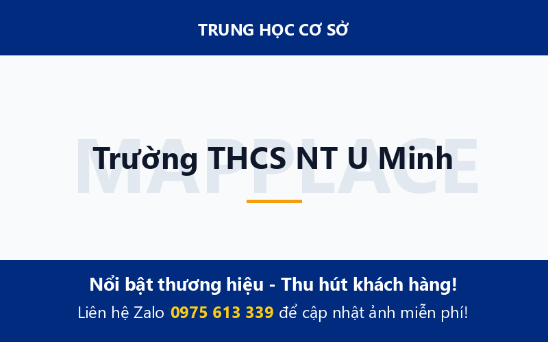 Trường THCS NT U Minh