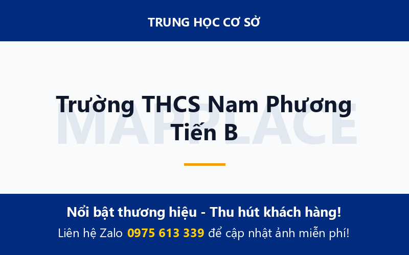Trường THCS Nam Phương Tiến B