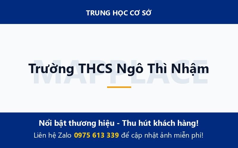 Trường THCS Ngô Thì Nhậm