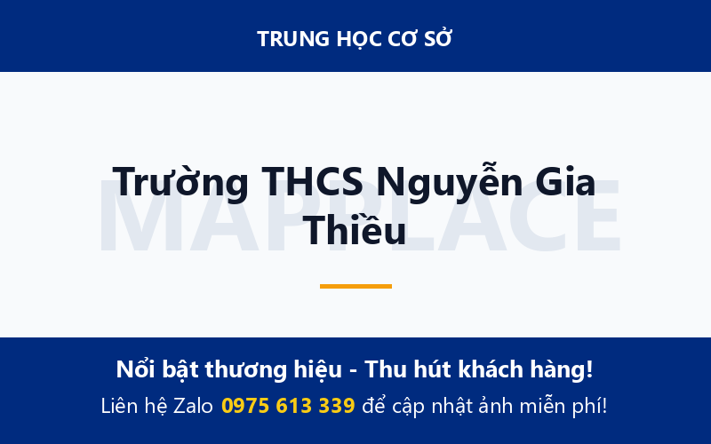 Trường THCS Nguyễn Gia Thiều