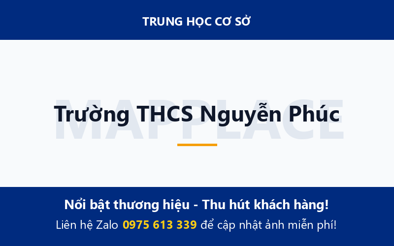 Trường THCS Nguyễn Phúc