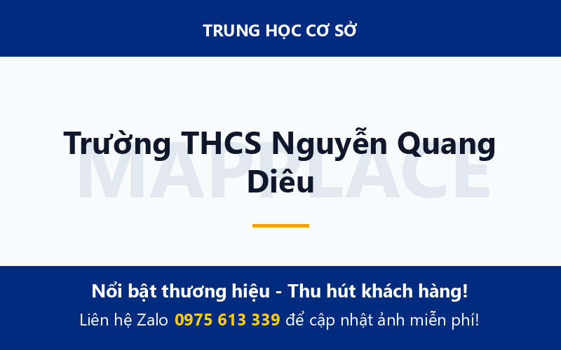 Trường THCS Nguyễn Quang Diêu