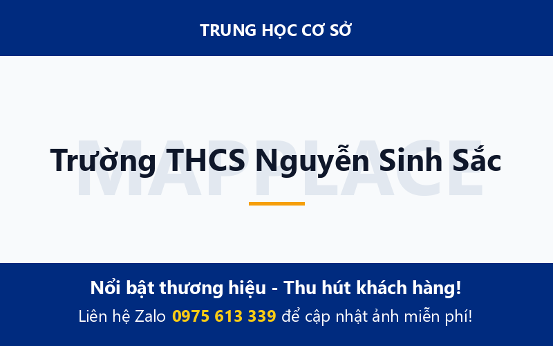 Trường THCS Nguyễn Sinh Sắc