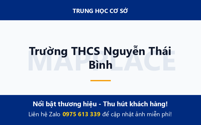 Trường THCS Nguyễn Thái Bình