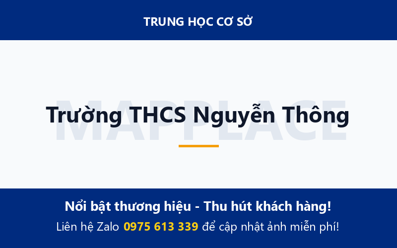 Trường THCS Nguyễn Thông