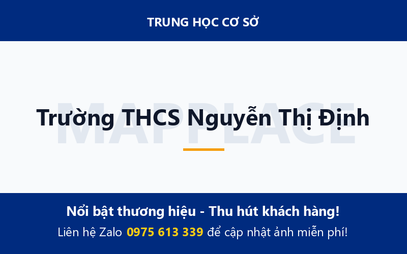 Trường THCS Nguyễn Thị Định