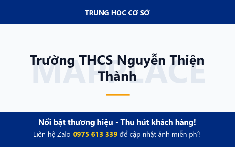 Trường THCS Nguyễn Thiện Thành
