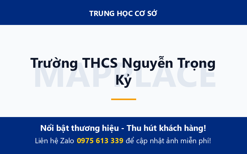 Trường THCS Nguyễn Trọng Kỷ