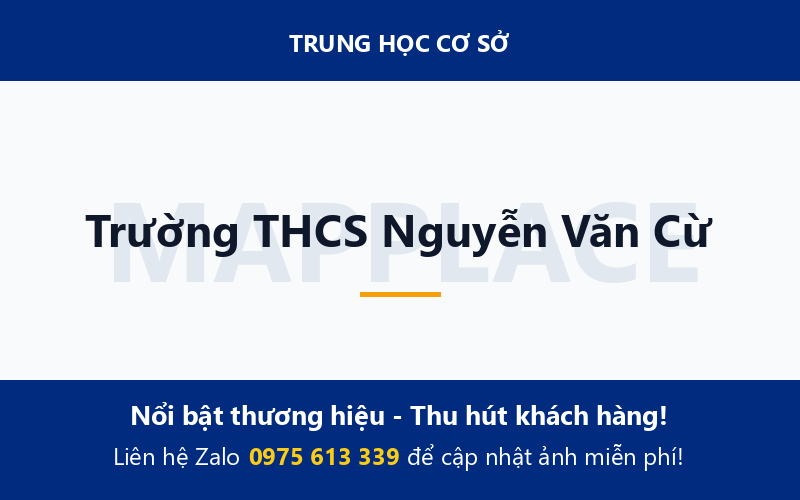 Trường THCS Nguyễn Văn Cừ