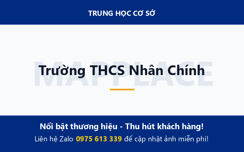 Trường THCS Nhân Chính