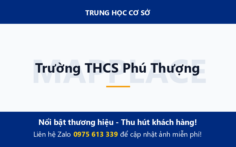Trường THCS Phú Thượng