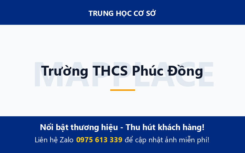 Trường THCS Phúc Đồng