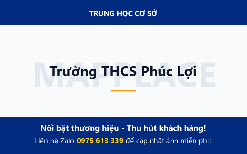 Trường THCS Phúc Lợi