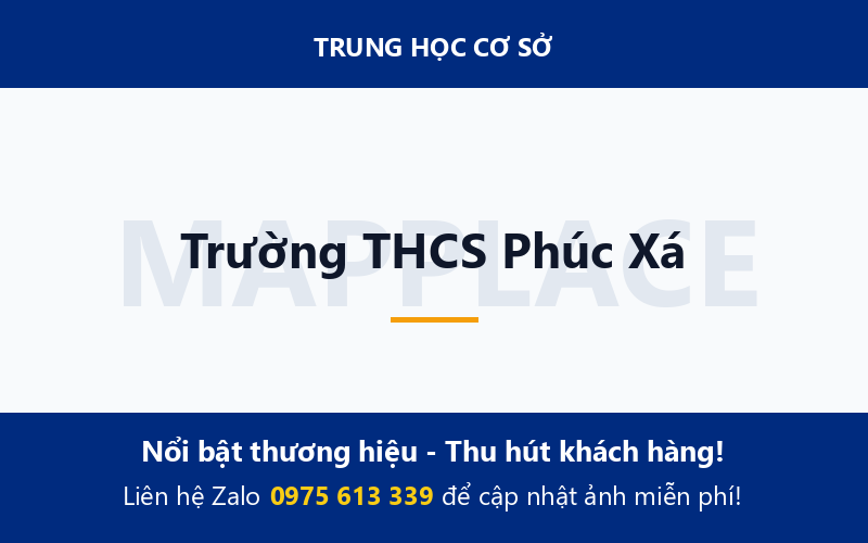 Trường THCS Phúc Xá