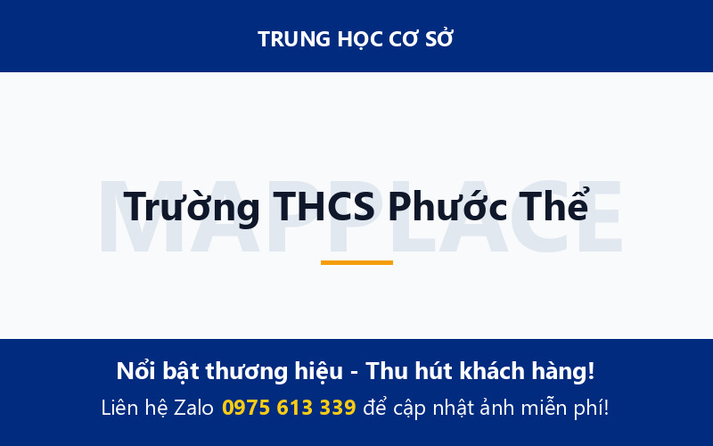 Trường THCS Phước Thể