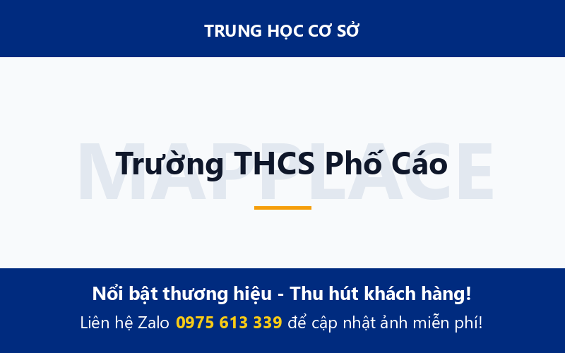 Trường THCS Phố Cáo