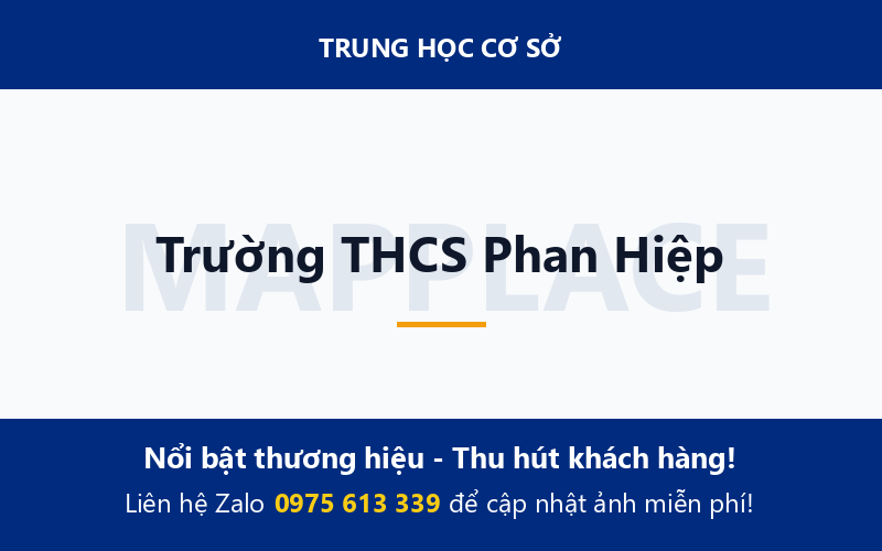 Trường THCS Phan Hiệp