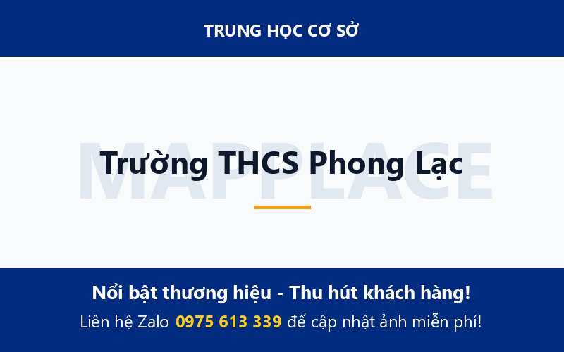 Trường THCS Phong Lạc