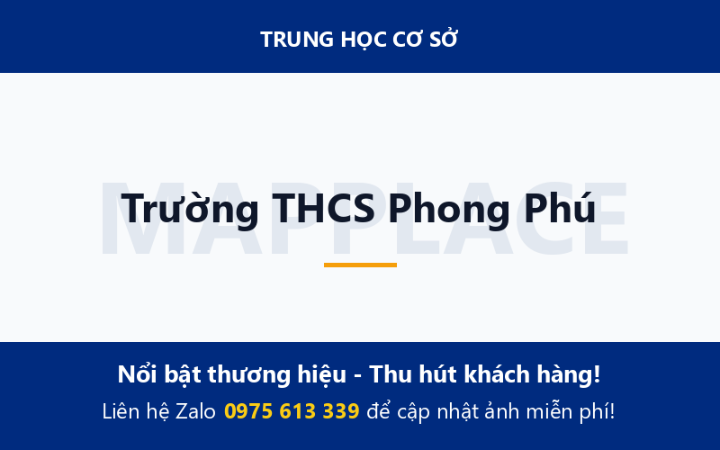 Trường THCS Phong Phú