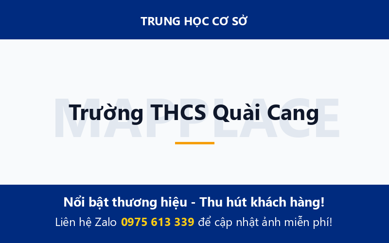 Trường THCS Quài Cang