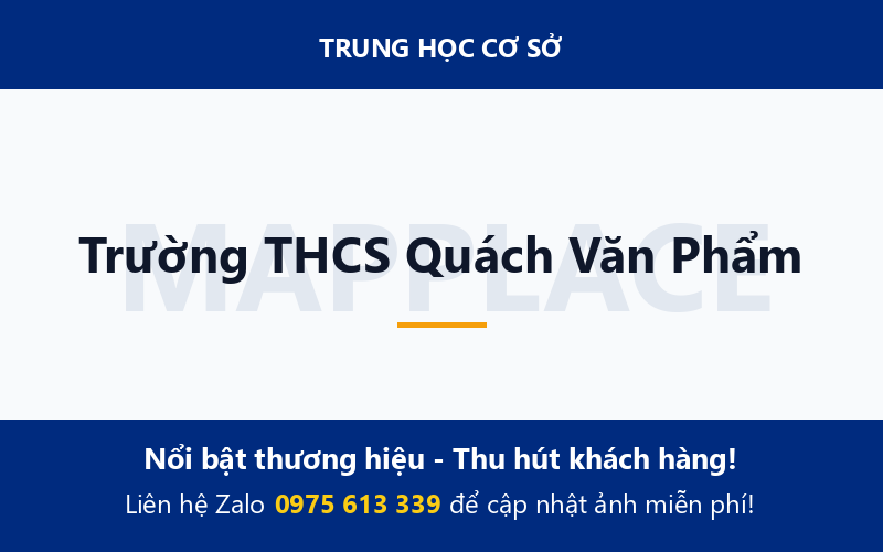 Trường THCS Quách Văn Phẩm