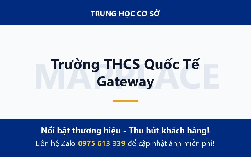 Trường THCS Quốc Tế Gateway