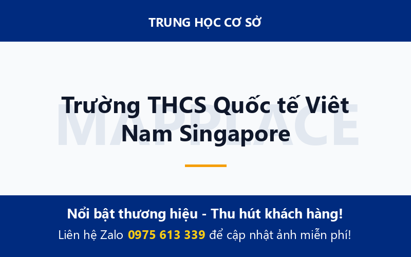 Trường THCS Quốc tế Viêt Nam Singapore