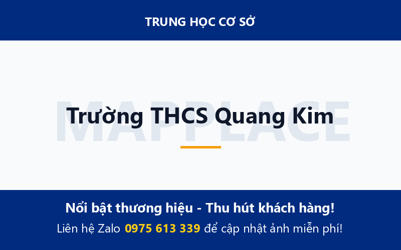 Trường THCS Quang Kim