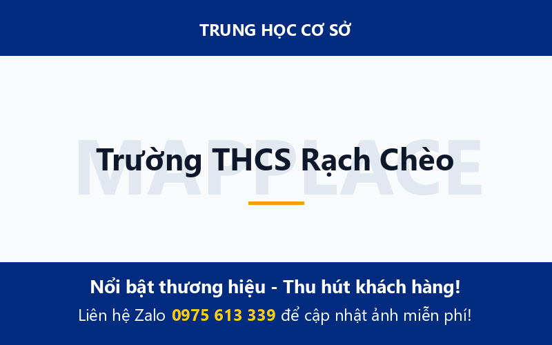 Trường THCS Rạch Chèo