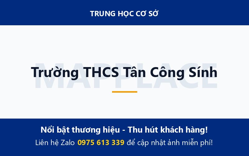 Trường THCS Tân Công Sính