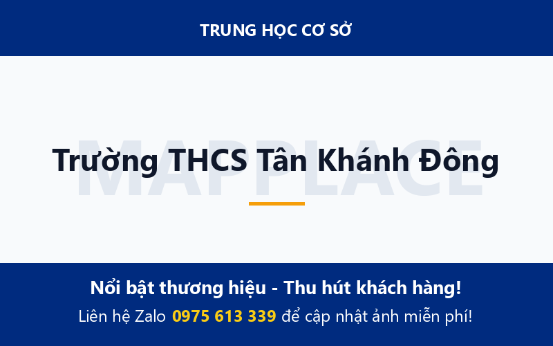 Trường THCS Tân Khánh Đông