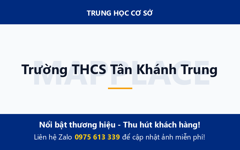 Trường THCS Tân Khánh Trung