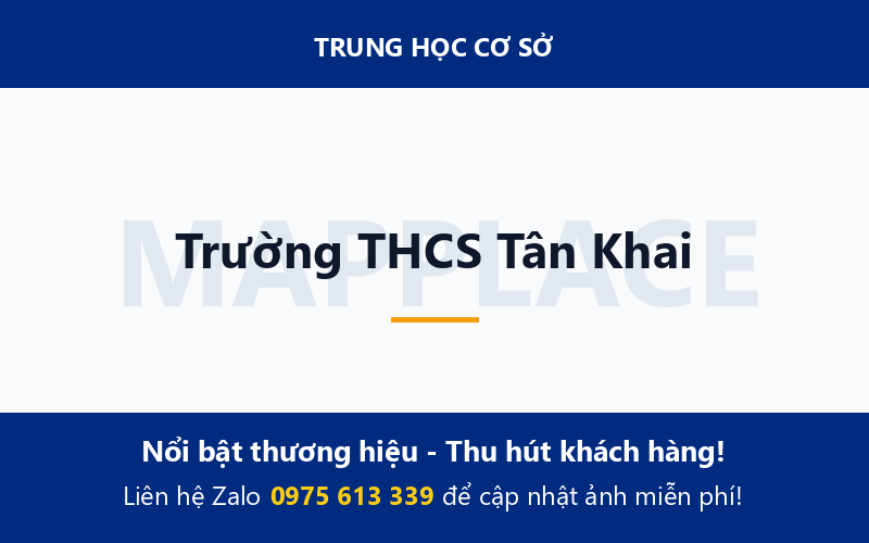 Trường THCS Tân Khai