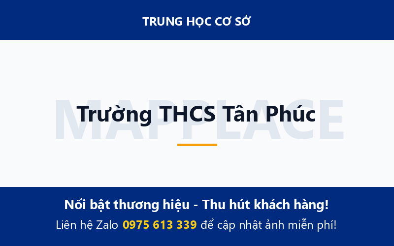 Trường THCS Tân Phúc