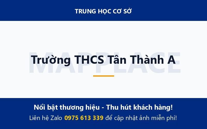 Trường THCS Tân Thành A