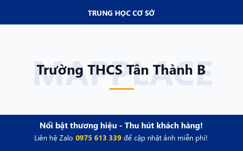 Trường THCS Tân Thành B