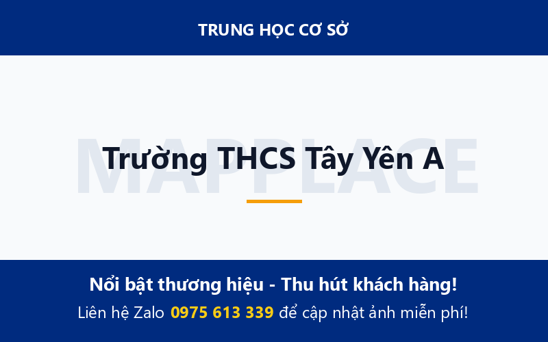 Trường THCS Tây Yên A