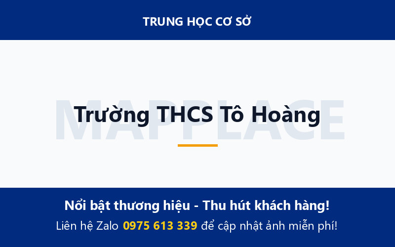 Trường THCS Tô Hoàng