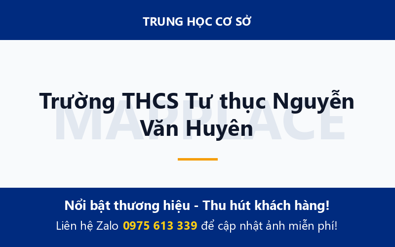 Trường THCS Tư thục Nguyễn Văn Huyên