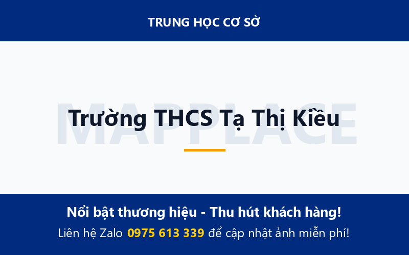 Trường THCS Tạ Thị Kiều