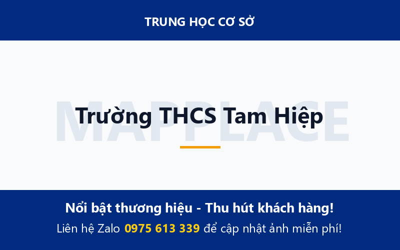 Trường THCS Tam Hiệp