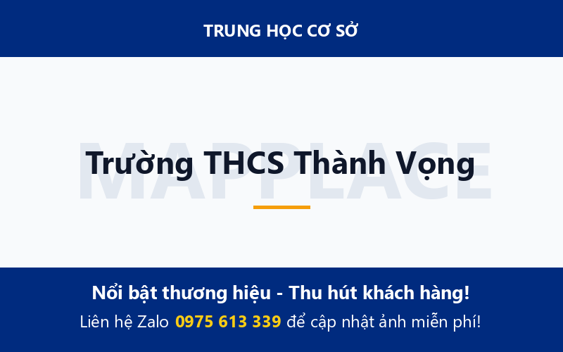 Trường THCS Thành Vọng