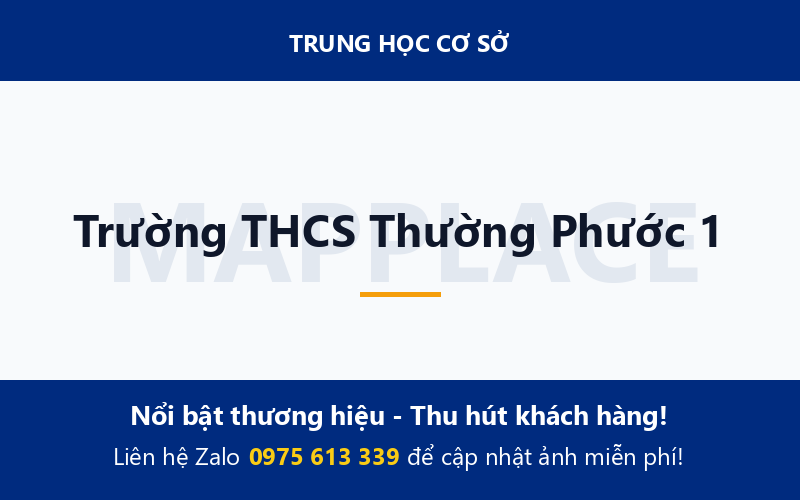 Trường THCS Thường Phước 1