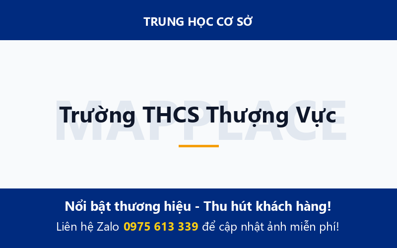 Trường THCS Thượng Vực