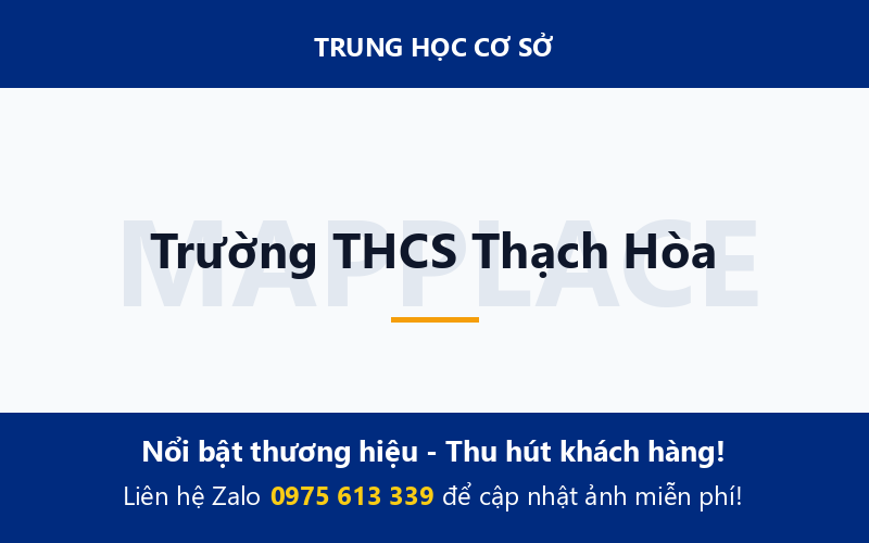 Trường THCS Thạch Hòa