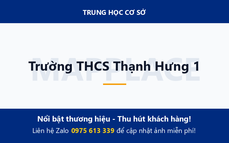 Trường THCS Thạnh Hưng 1