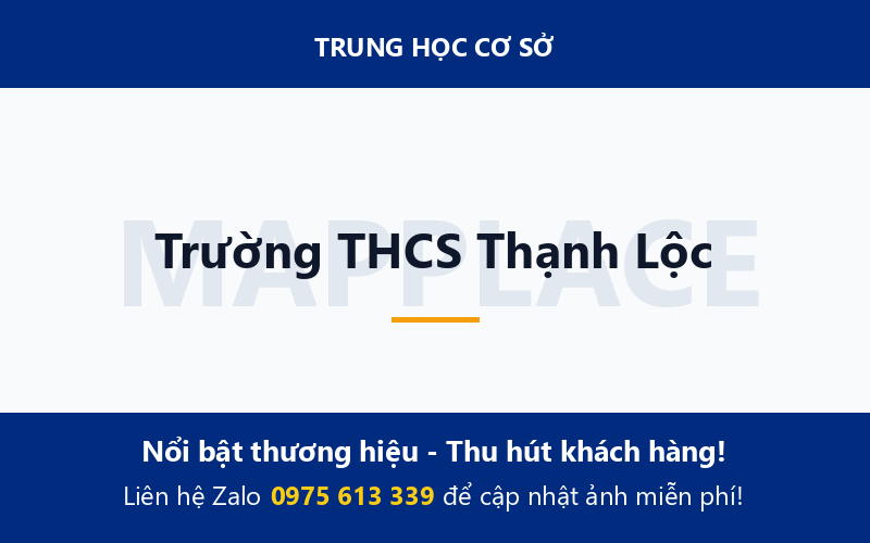 Trường THCS Thạnh Lộc