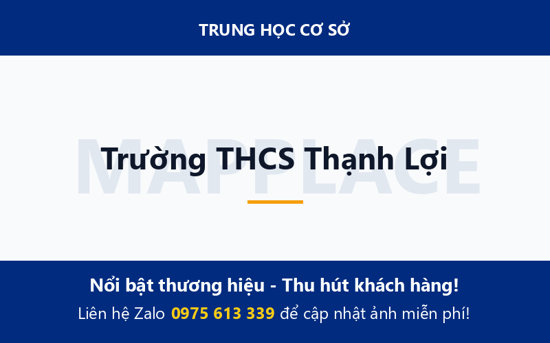Trường THCS Thạnh Lợi