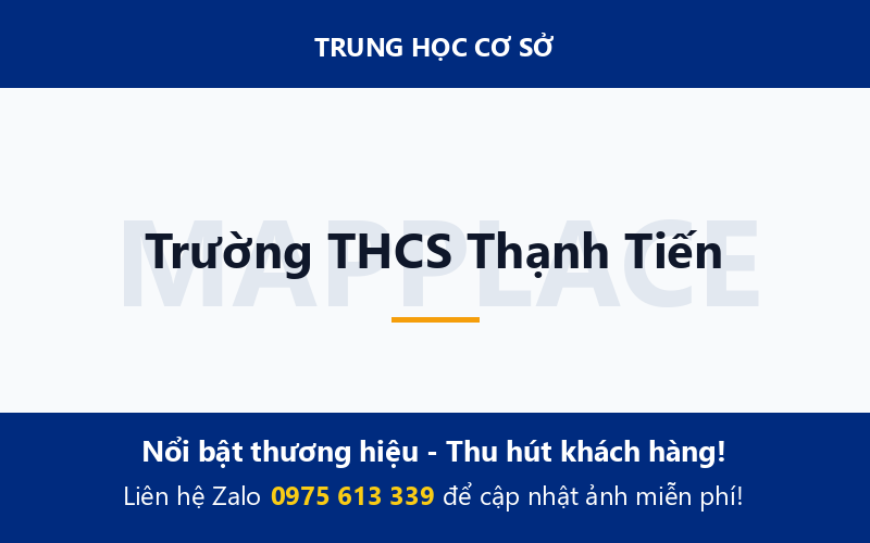 Trường THCS Thạnh Tiến