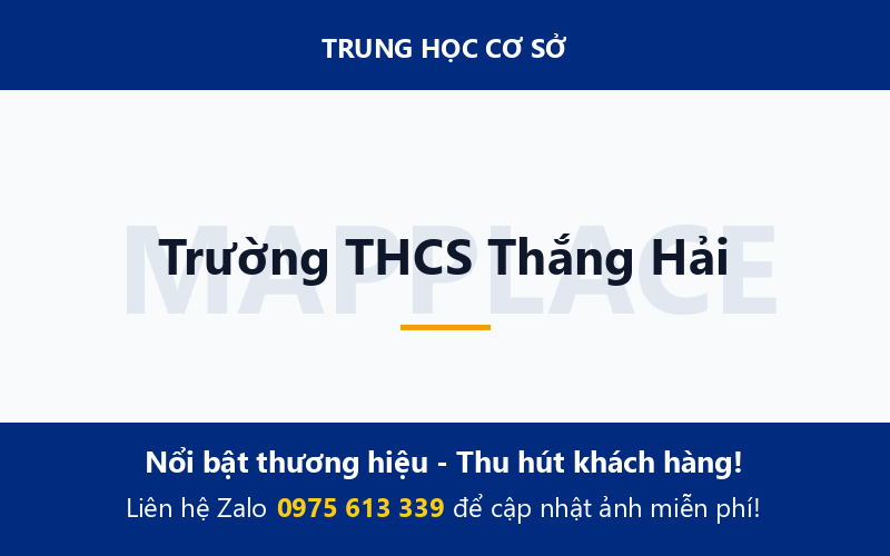 Trường THCS Thắng Hải